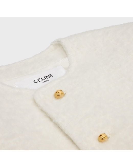 Céline White Icone Jacket