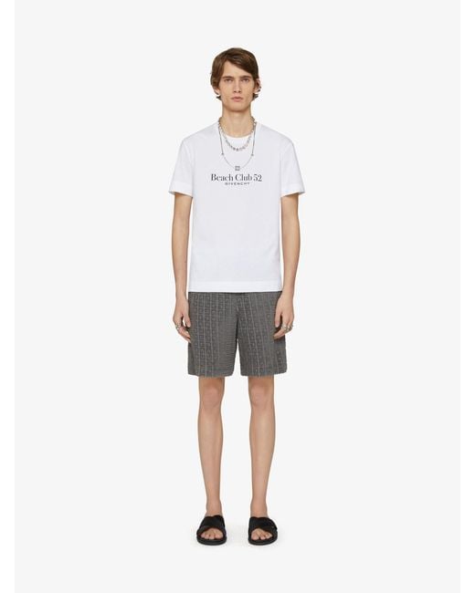 Givenchy White Slim Fit T-Shirt for men