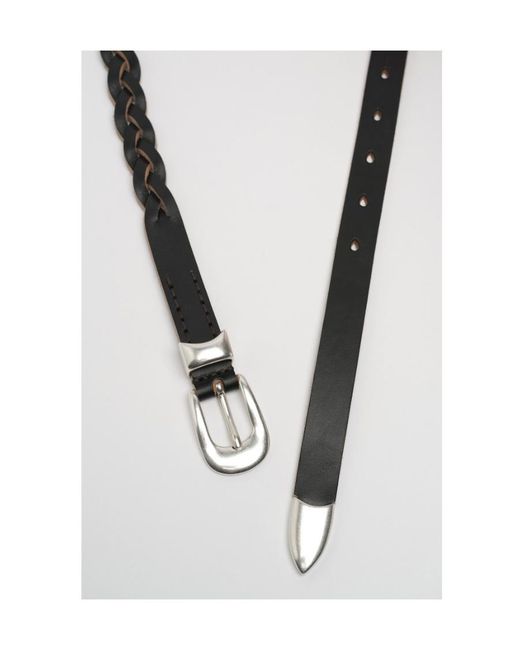 Our Legacy White Braided Waist Belt for men