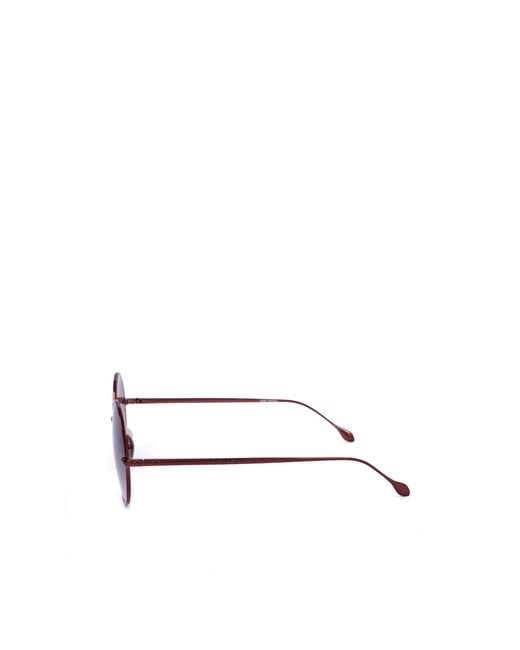 Isabel Marant Purple Round Frame Sunglasses