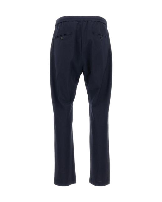 Barena Blue Straight Leg Trousers for men