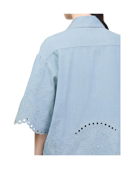 Zimmermann Blue Daylight Denim Shirt