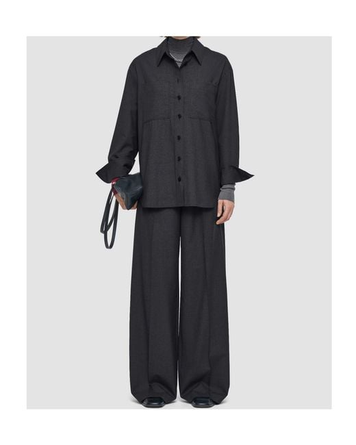 Joseph Gray Button-Up Shirt