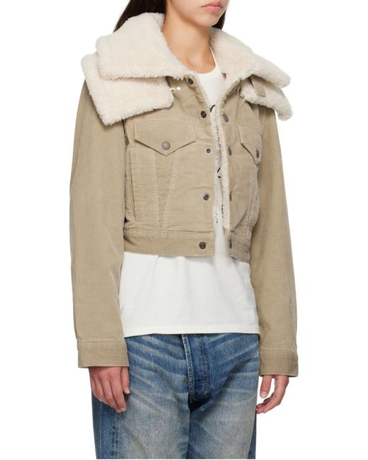 R13 Natural Long Sleeve Jacket