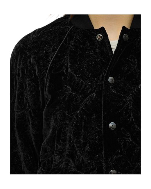 Ann Demeulemeester Black Arya Bomber Jacket