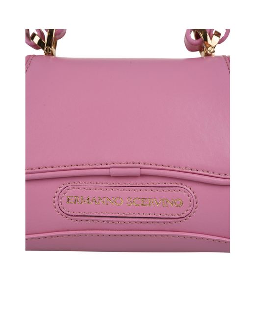 Ermanno Scervino Pink Flip Shoulder Bag