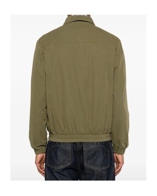 A.P.C. Green Gilbert Zip Jacket for men
