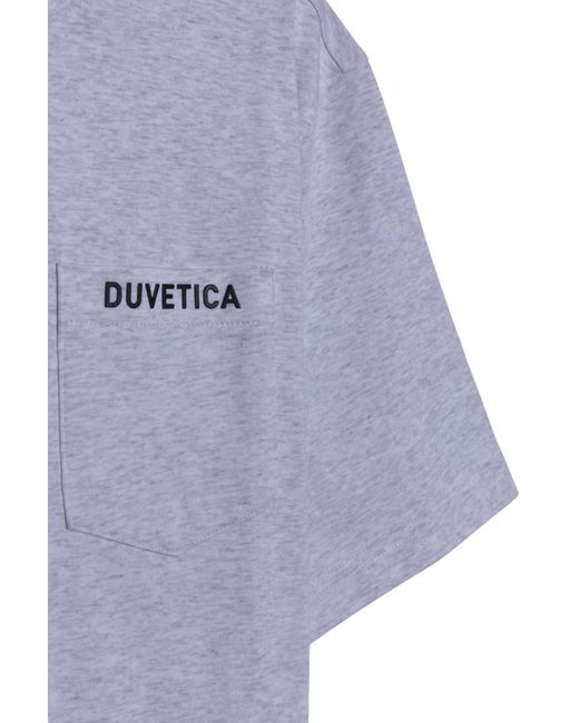 Duvetica Blue Short-Sleeved T-Shirt for men