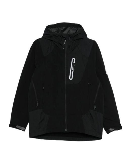 And Wander Black Stretch Shell Jacket for men