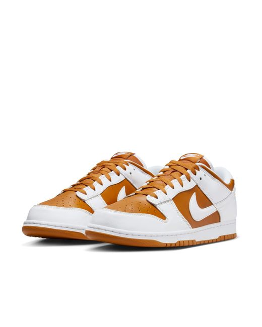Nike Brown Dunk Low-Top Sneakers for men