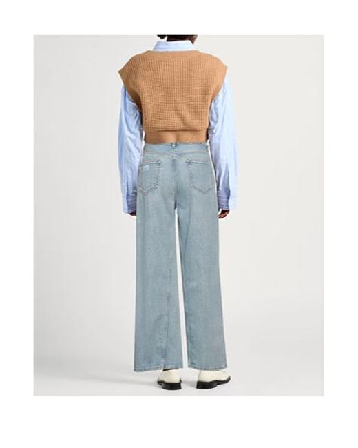 Ganni Blue Denim Trousers