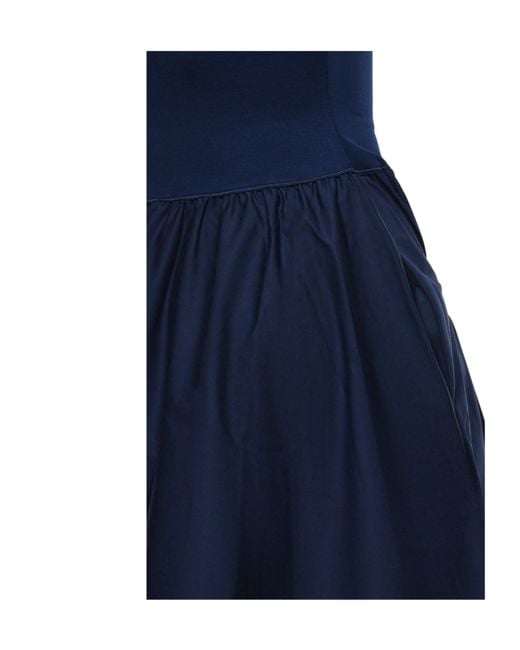 Polo Ralph Lauren Blue Sleeveless A-Line Maxi Dress