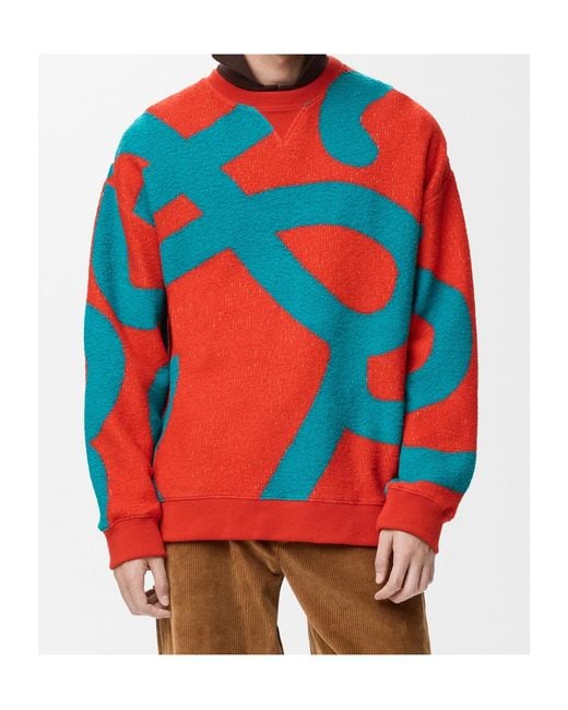 Loewe Red Sweatshirt for men