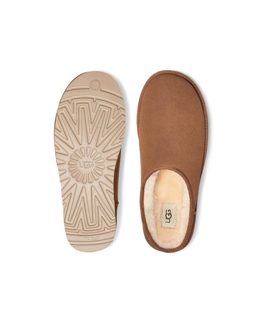 Ugg Brown Classic Slip-On Slippers for men