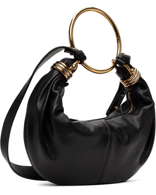 Chloé Black Chloé Bracelet Zip-Up Small Hobo Bag