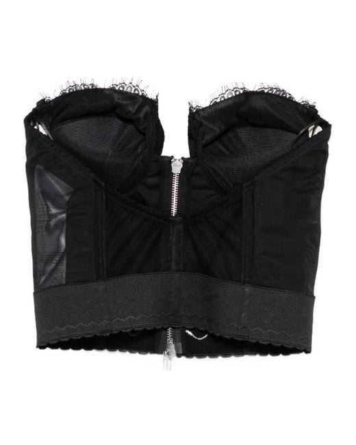 DSquared² Black Lace Corset