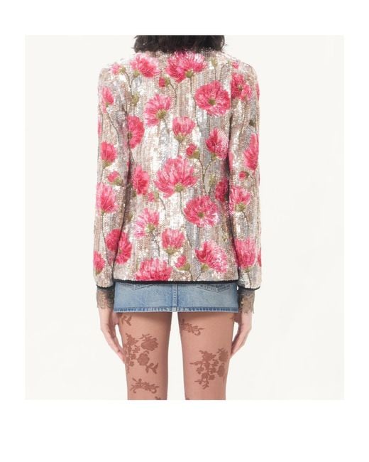 Valentino Pink Long-Sleeve Jacket