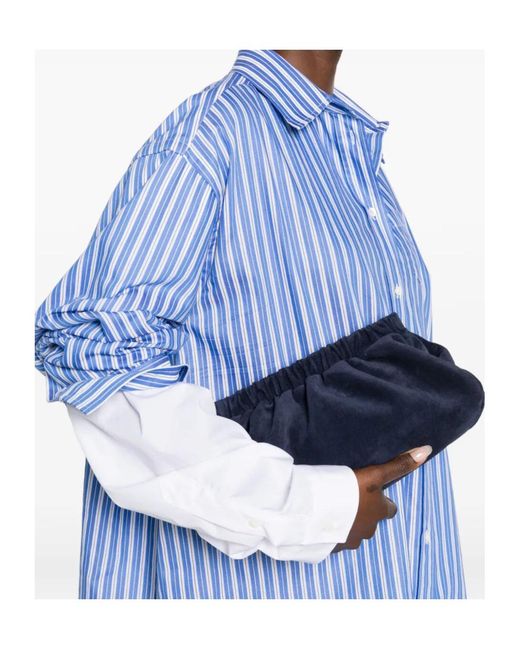 N°21 Blue Striped Pocket Shirt
