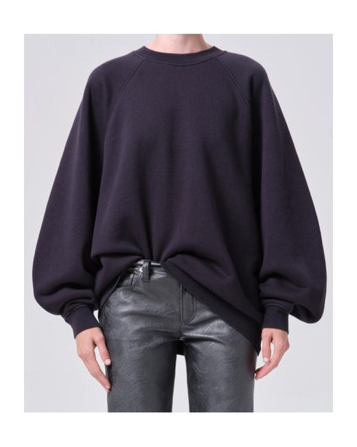 Agolde Black Valma Sweatshirt
