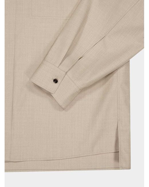 Bottega Veneta Natural Long-Sleeved Shirt for men