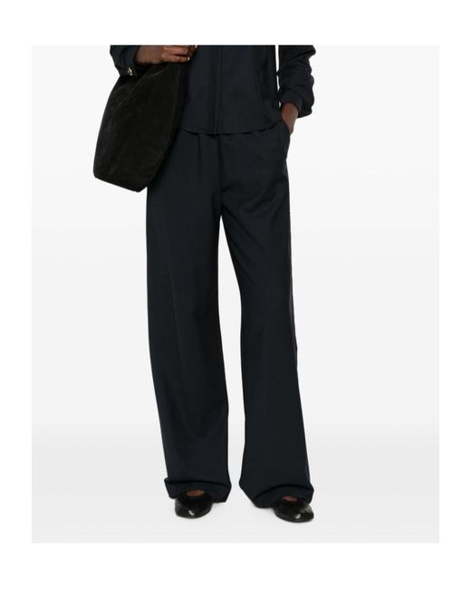 Fabiana Filippi Black Trevi Beaded-Trim Trousers