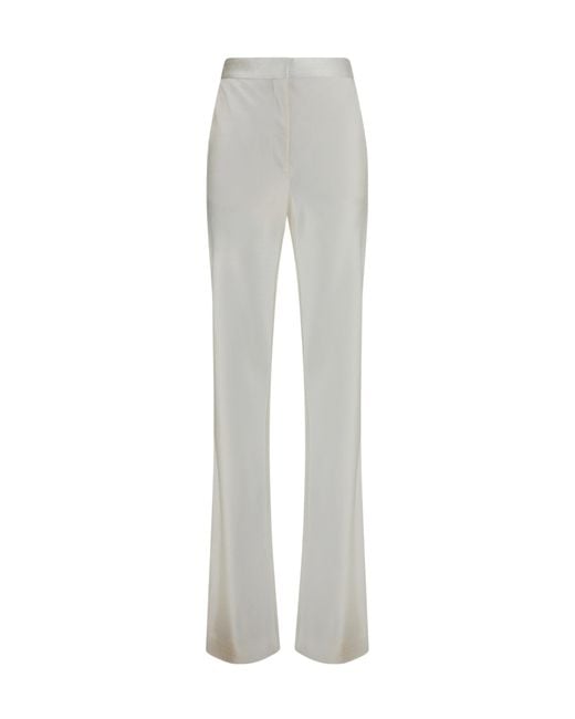 Tom Ford Gray Bias-Cut Trousers
