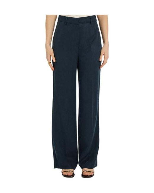 Reformation Blue Leg Trousers