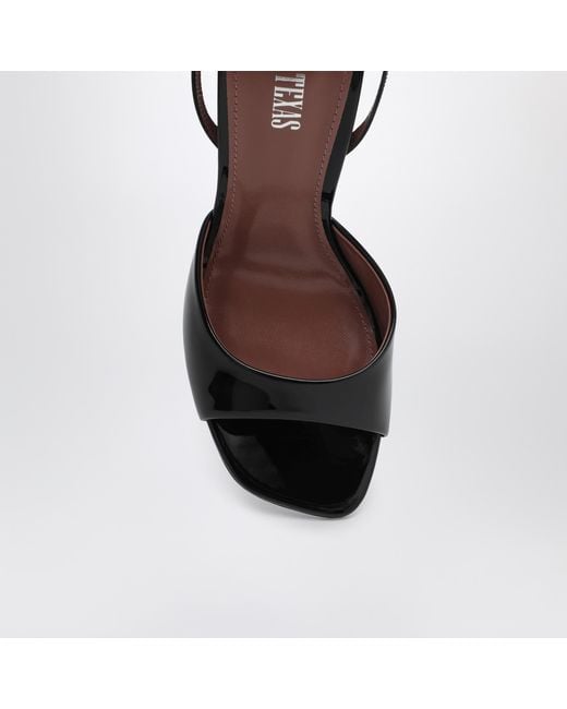 Paris Texas Black Lara Sandals