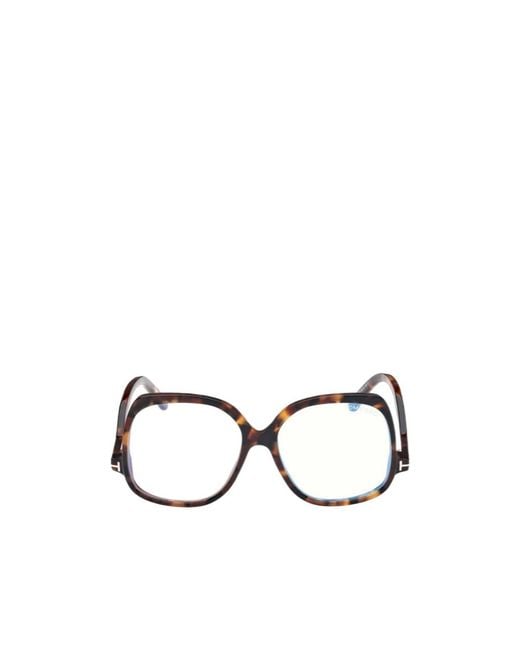 Tom Ford White Logo Flat Mirror