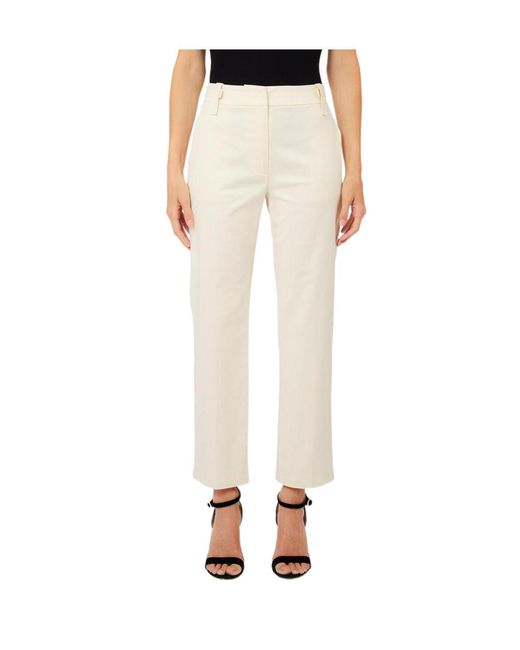 Liu Jo White Belt Trousers