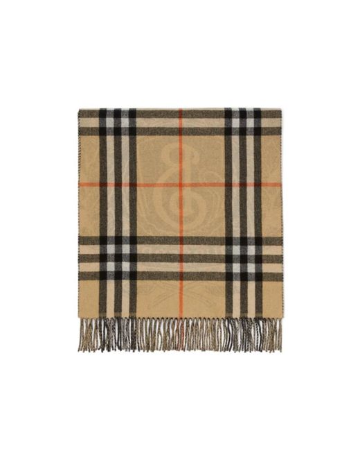 Burberry Multicolor Wide Reversible Stormy Knight Scarf