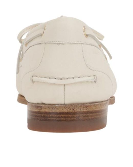 Bally White Pathy Lace-Up Loafers