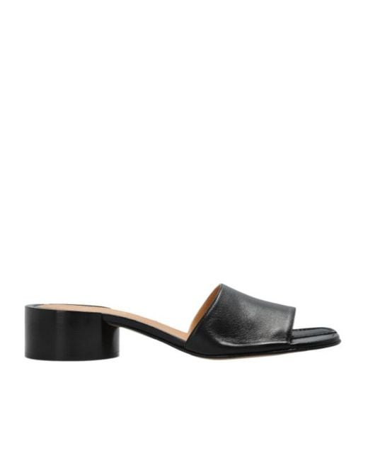 Maison Margiela Black Tabi Slip-On Mules