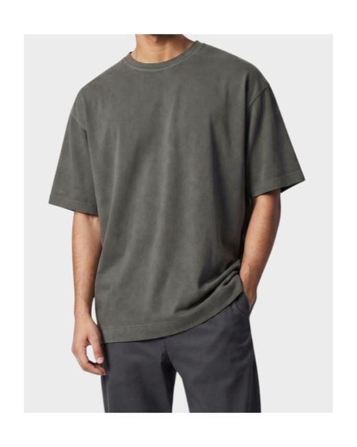 Massimo Alba Gray Short-Sleeved T-Shirt for men