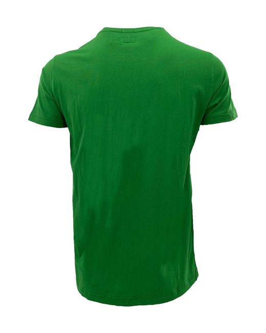 Armani Jeans Green Item O-Neck Short-Sleeved T-Shirt for men
