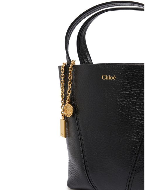 Chloé Black Logo Shoulder Bag