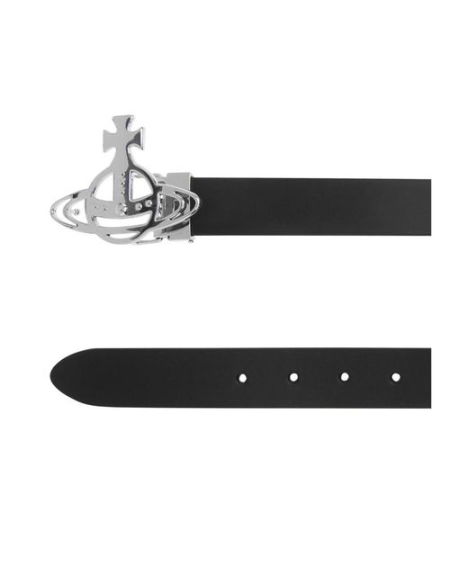 Vivienne Westwood White Logo Belt