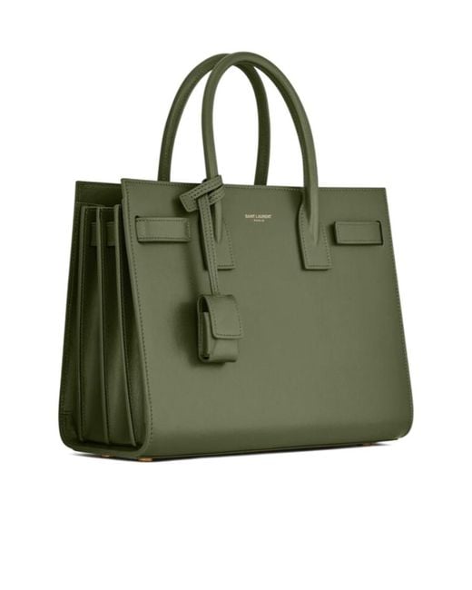 Saint Laurent Green Sac De Jour Baby Carryall