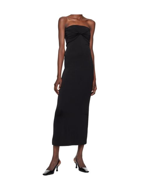 TOVE Black Strapless Design Dress