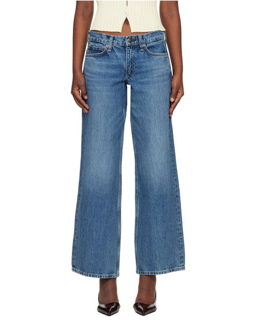 Rag & Bone Blue Straight Jeans
