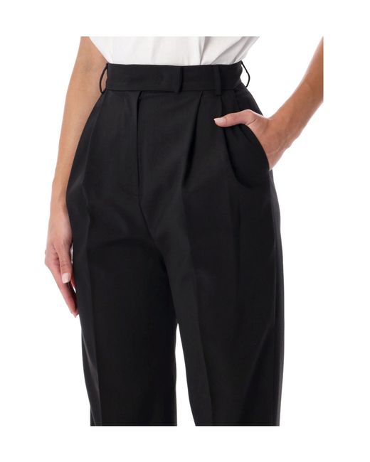 Frankie Shop Black Bea Rear Welt Pockets Suit Trousers