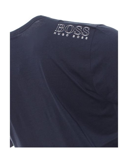 Boss Blue Item O-Neck Short-Sleeved T-Shirt for men