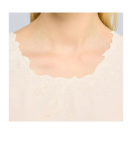 Semicouture White Embroidered Vest