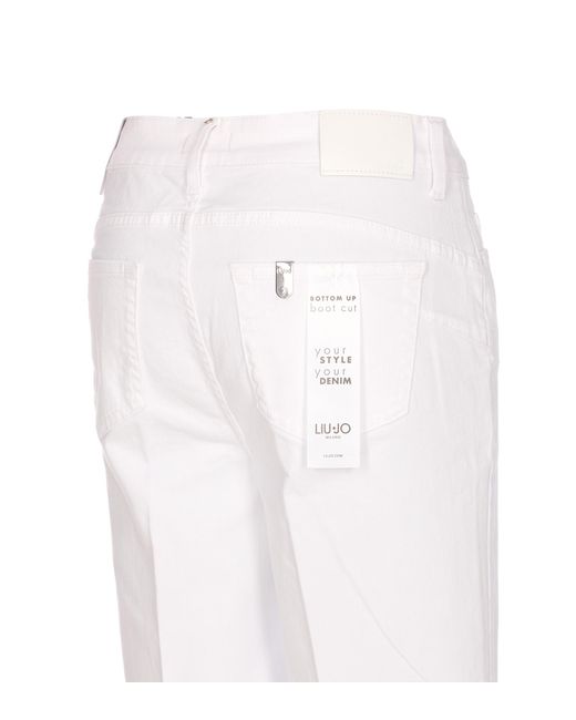 Liu Jo White High-Waist Jeans