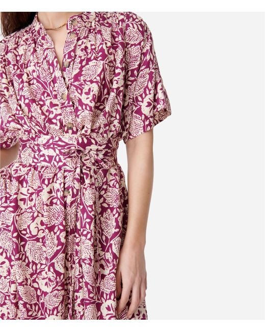 Vanessa Bruno Pink Short Bubble Sleeve Dress