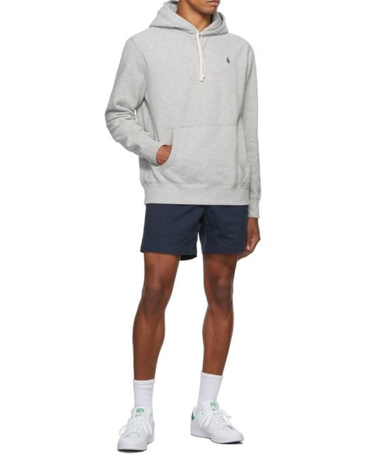 Polo Ralph Lauren White The Rl Fleece Hoodie for men