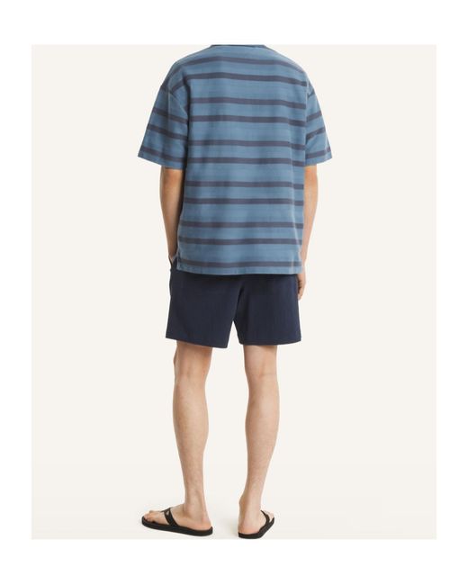 Maison Kitsuné Blue Maison Kitsuné Elastic-Waist Drawstring Shorts for men