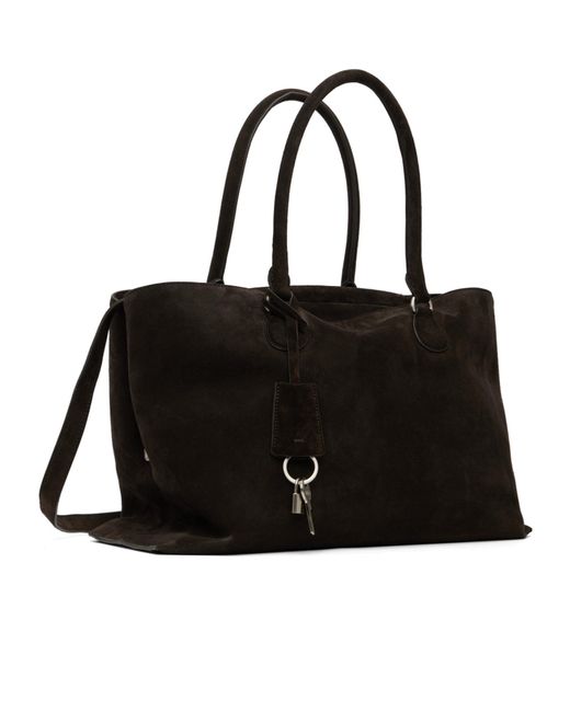 OSOI Black Shell Brot Double Handle Shoulder Bag