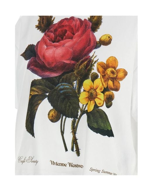 Vivienne Westwood White Flower Box T-Shirt