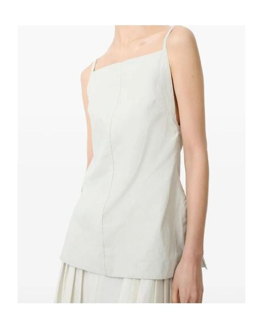 Studio Nicholson White Raddle Apron Top